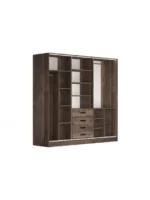 سرویس خواب کامل مدل Hobel K354 (طرح چوب تیره) - تصویر 4