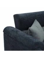 ست مبل پذیرایی ۳+۱+۱ مدل STONE – پارچه آبی تیره Beatto 1053 و طوسی Bukle 11 - تصویر 6